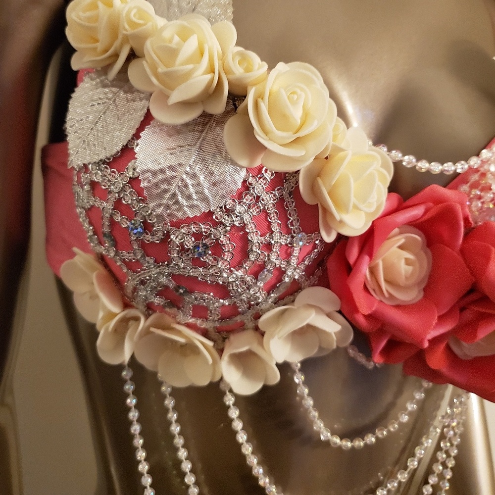 Beautiful Rave, Festival,  Bridal Bra - Picture 3 of 5